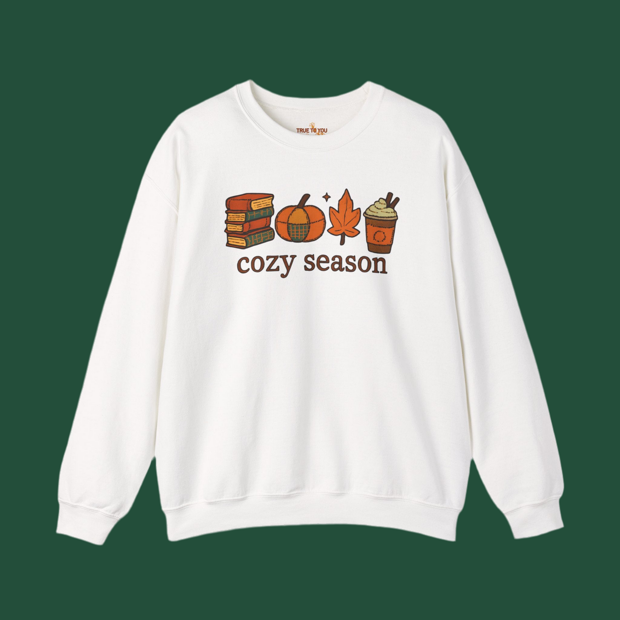 Cozy Season Crewneck Sweatshirt, White