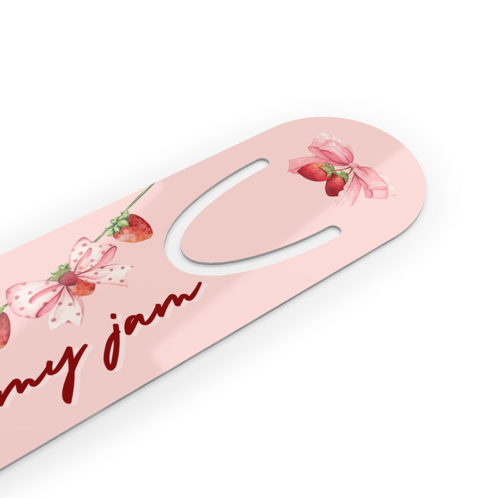 Reading is My Jam Pink Bookmark