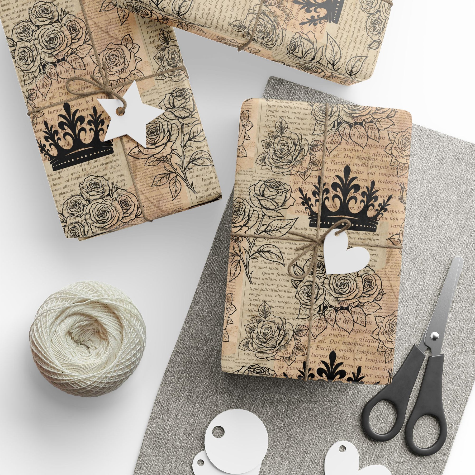 Queens in Pages Wrapping Paper