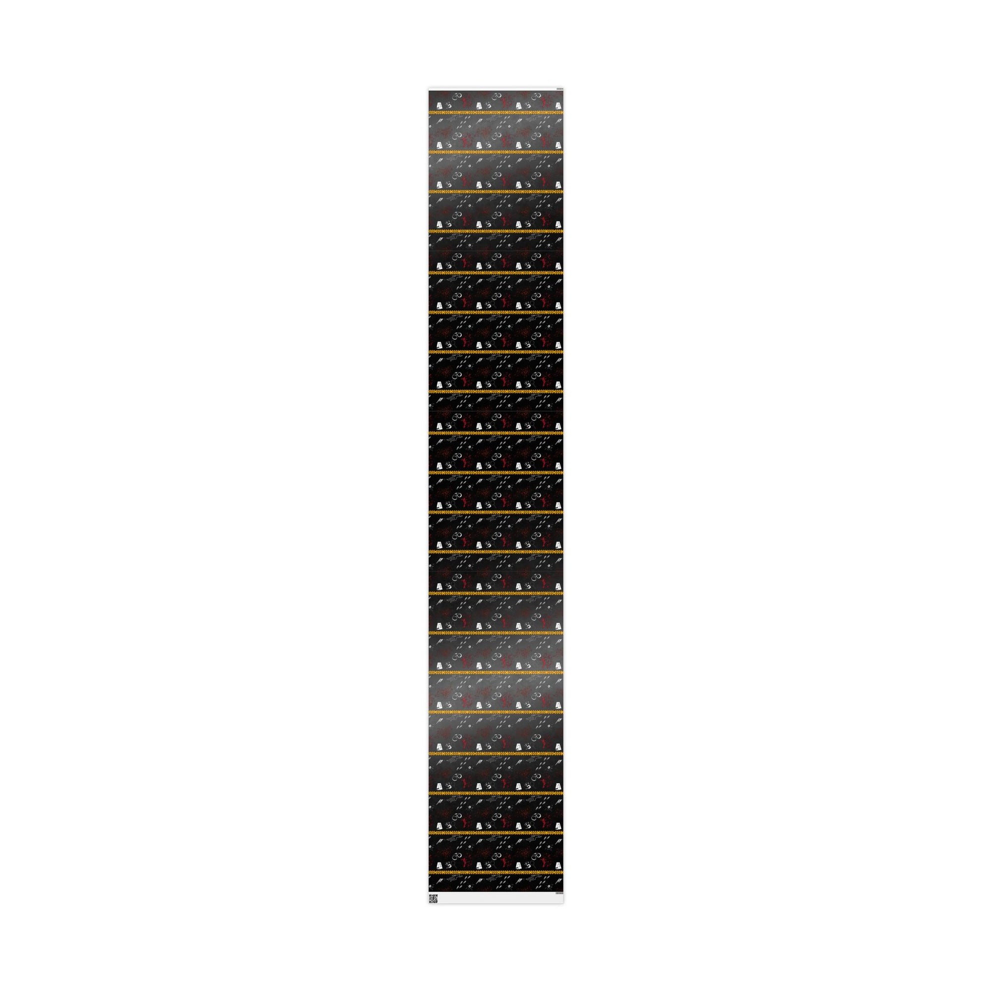 True Crime Black Wrapping Paper