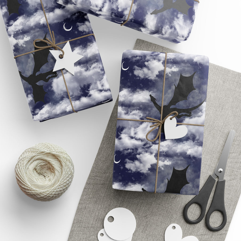 Dragon in Midnight Wrapping Paper