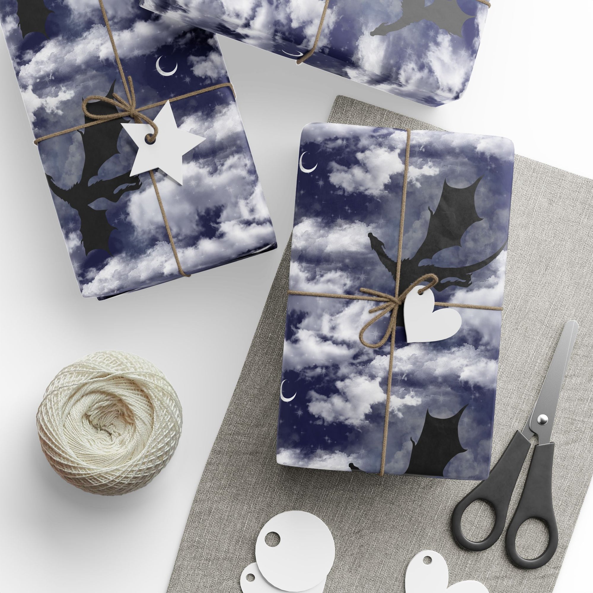Dragon in Midnight Wrapping Paper