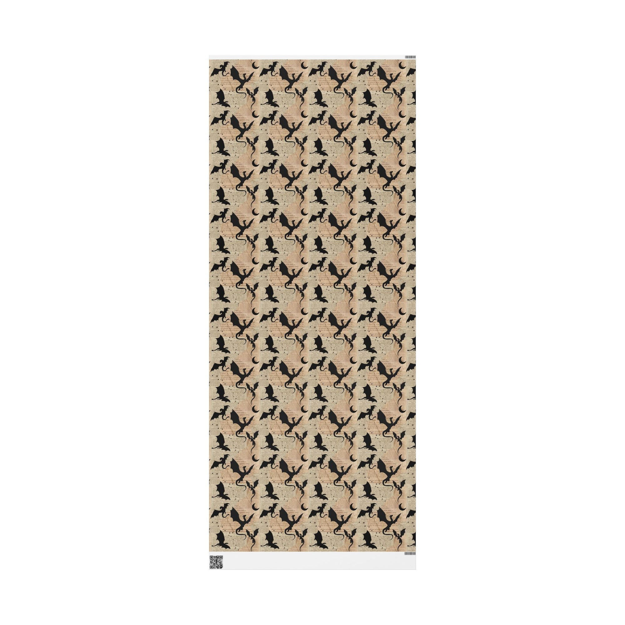 Pages and Dragons Wrapping Paper