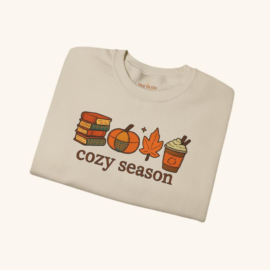 Cozy Season Crewneck Sweatshirt, Sand