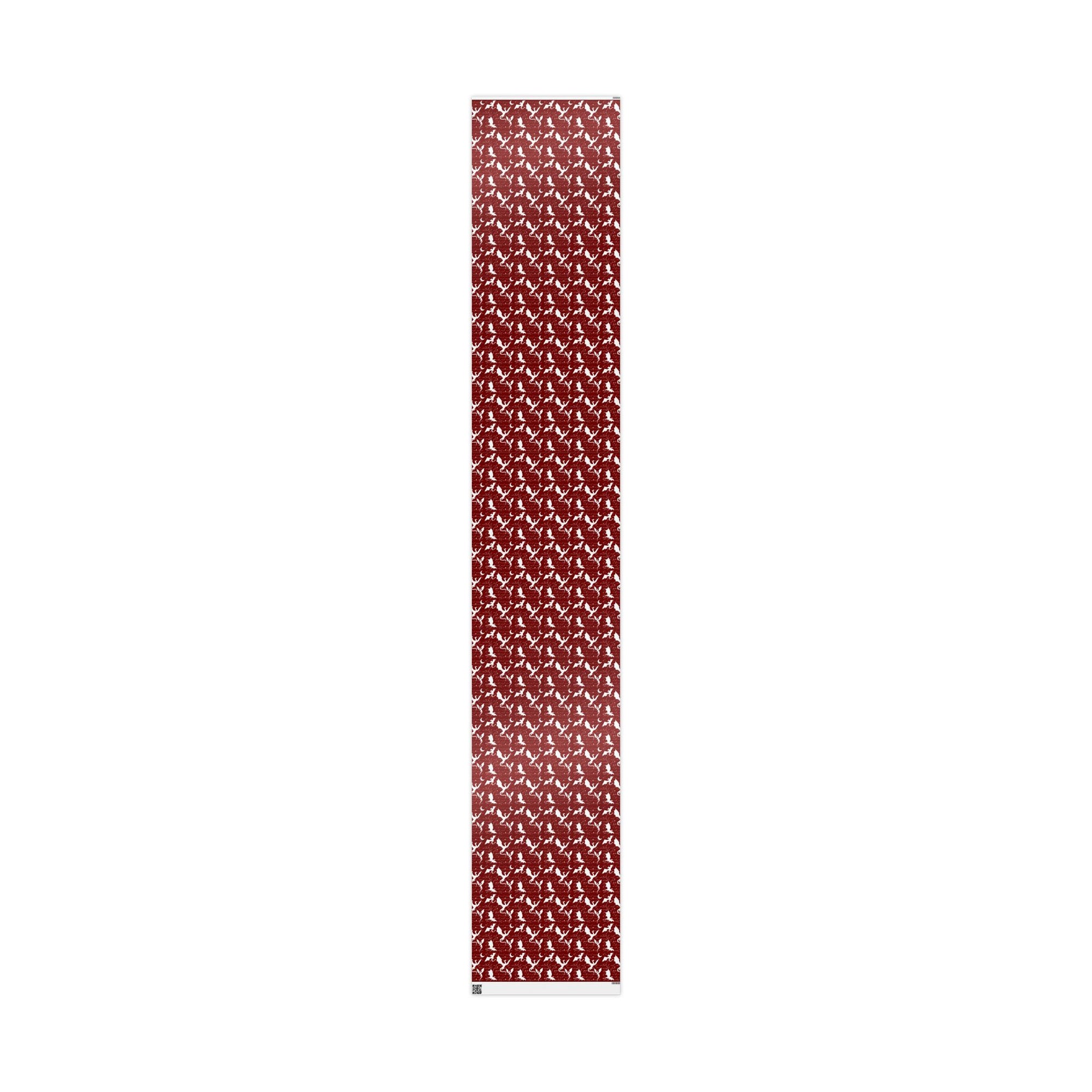 Fictional Dragons Red Wrapping Paper