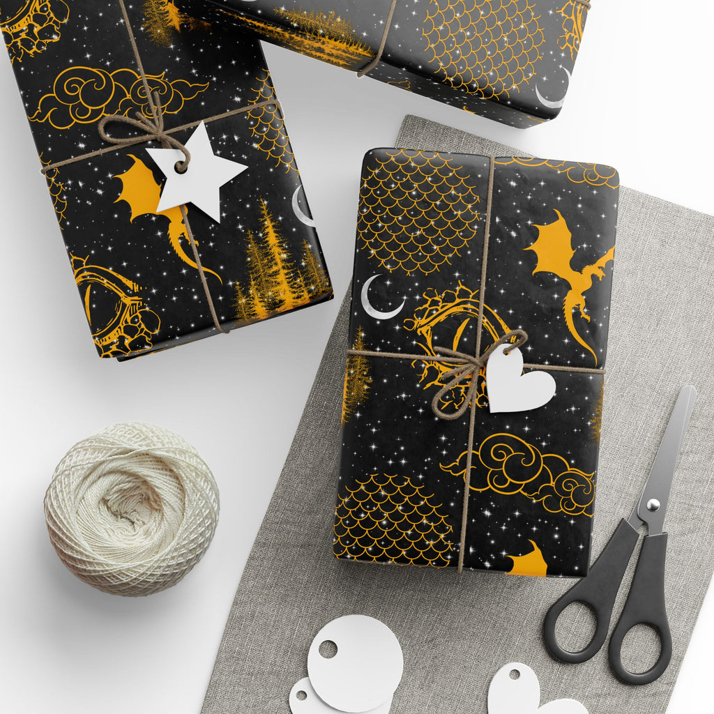 Dragon Fantasy Reader Wrapping Paper