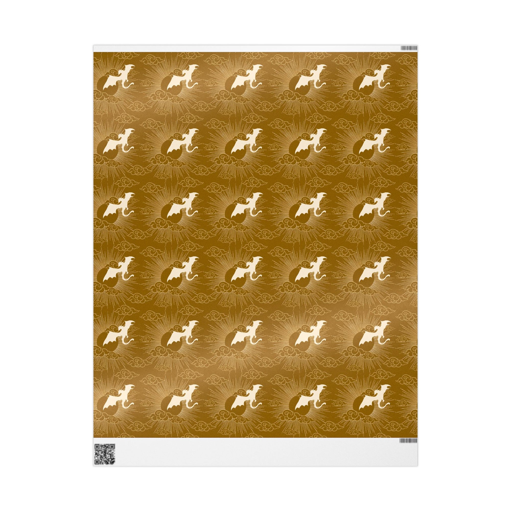 Dragon in Sun Wrapping Paper