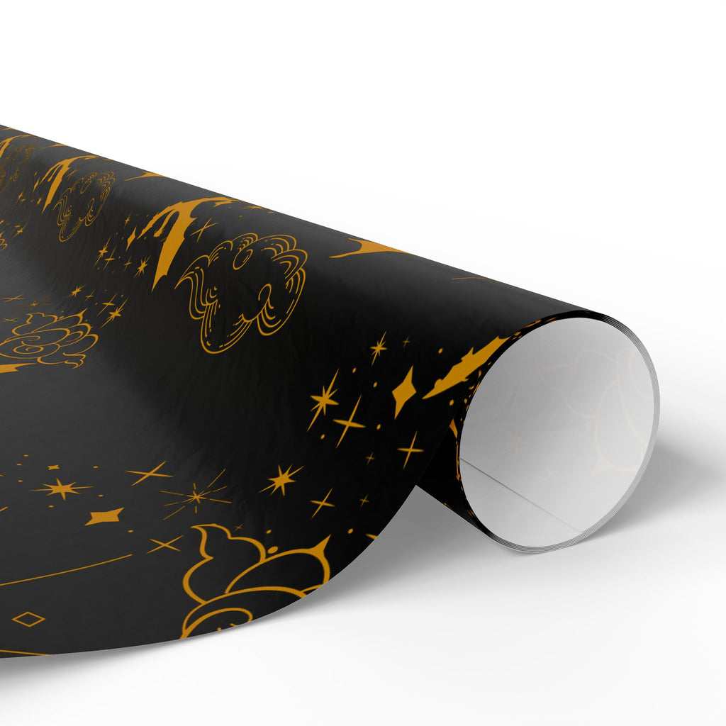 Royal Dragons in Night Wrapping Paper