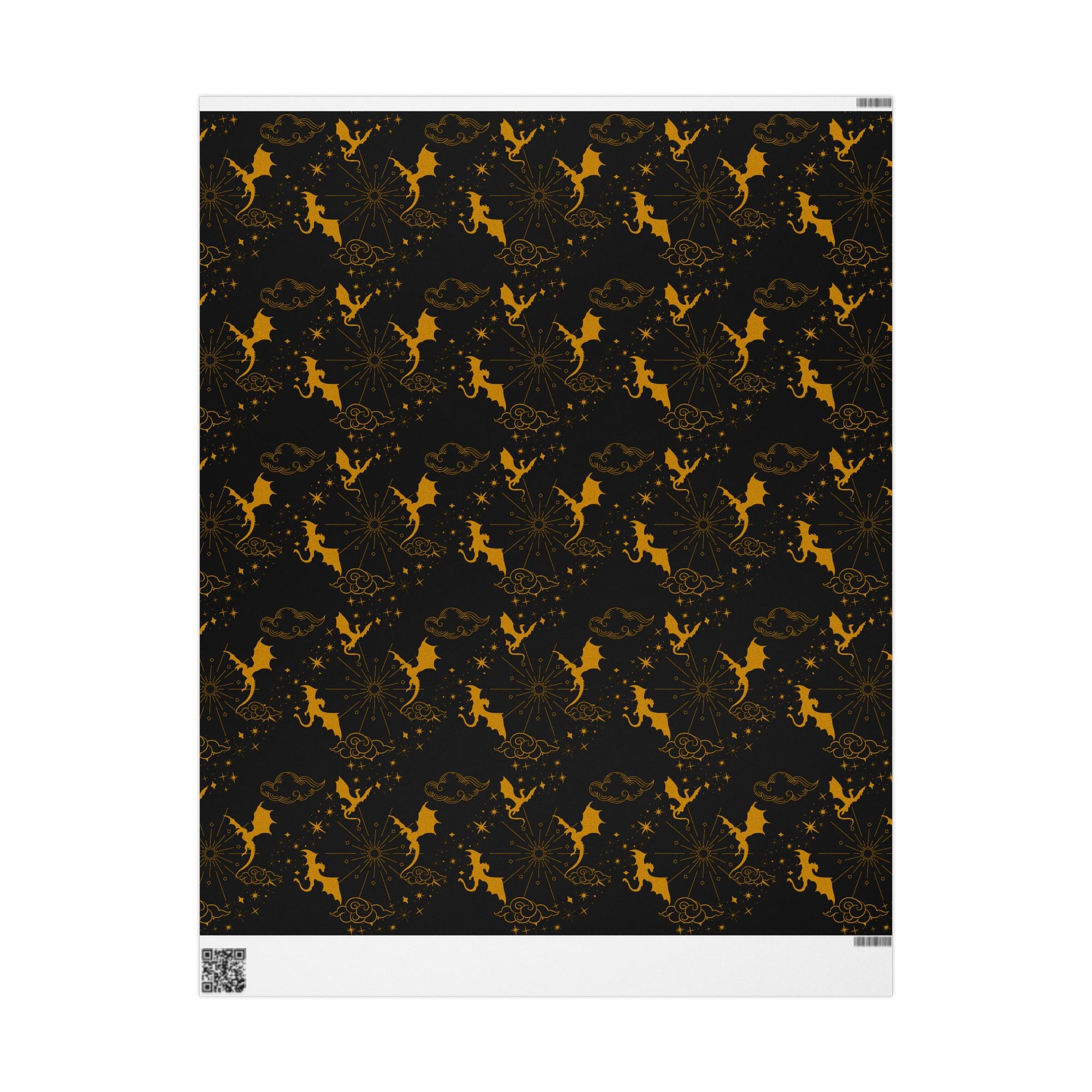 Royal Dragons in Night Wrapping Paper
