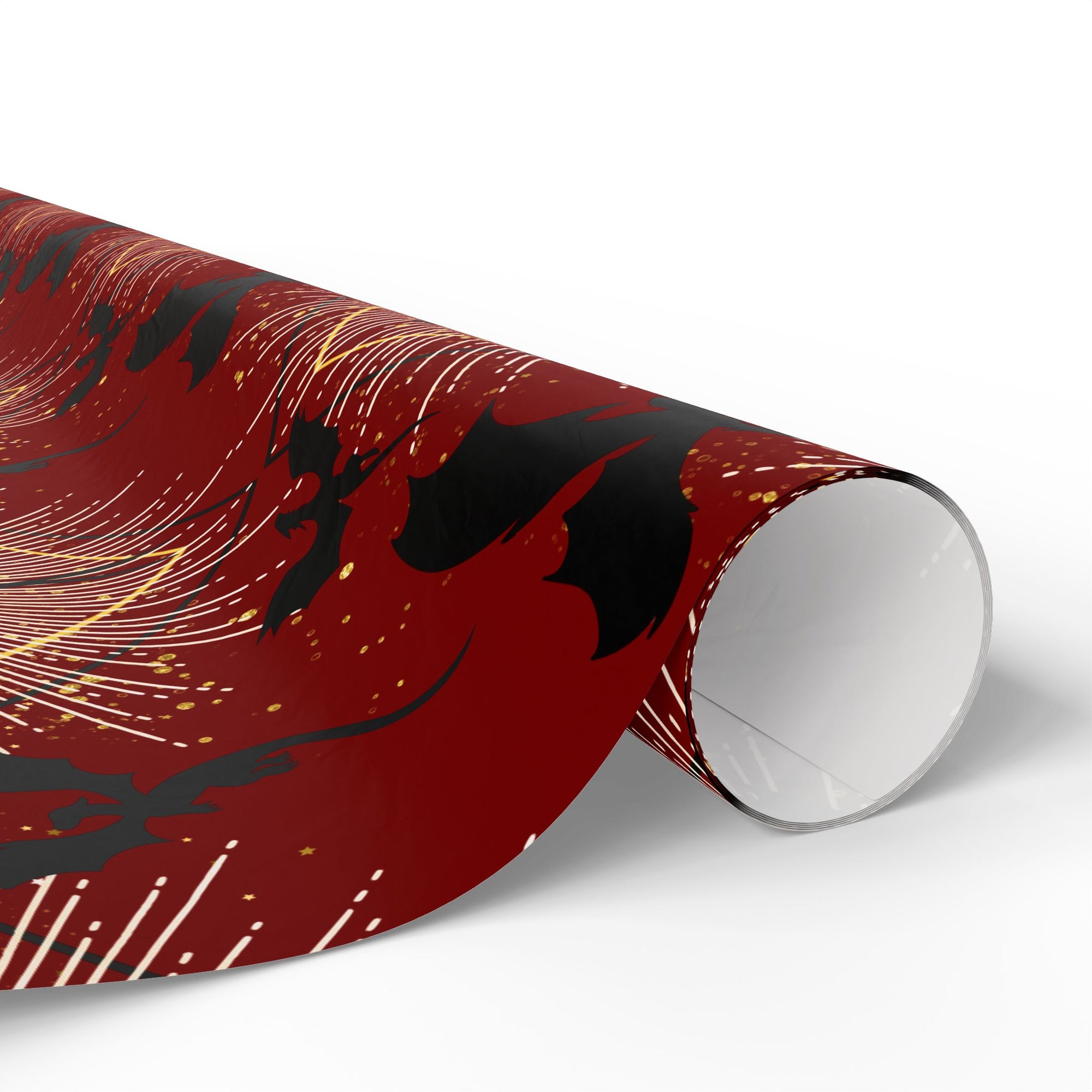 Cherry Red Dragon Wrapping Paper