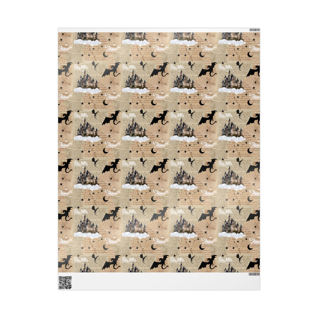 Castles in Pages Wrapping Paper