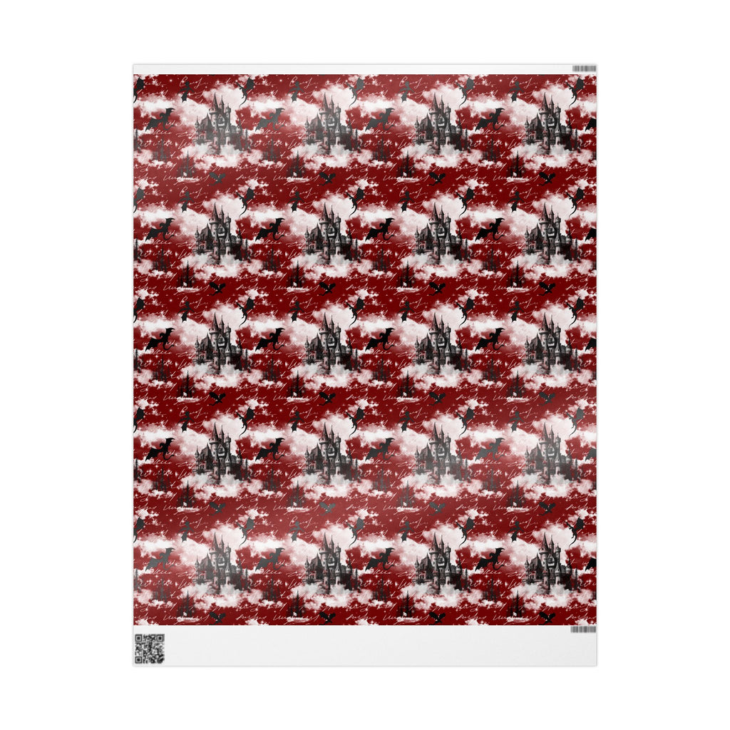 Bloody Dragons Castle Wrapping Paper