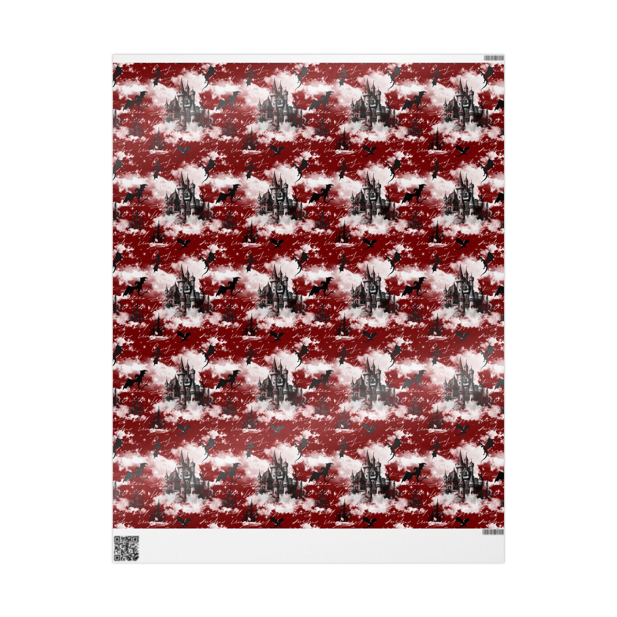 Bloody Dragons Castle Wrapping Paper