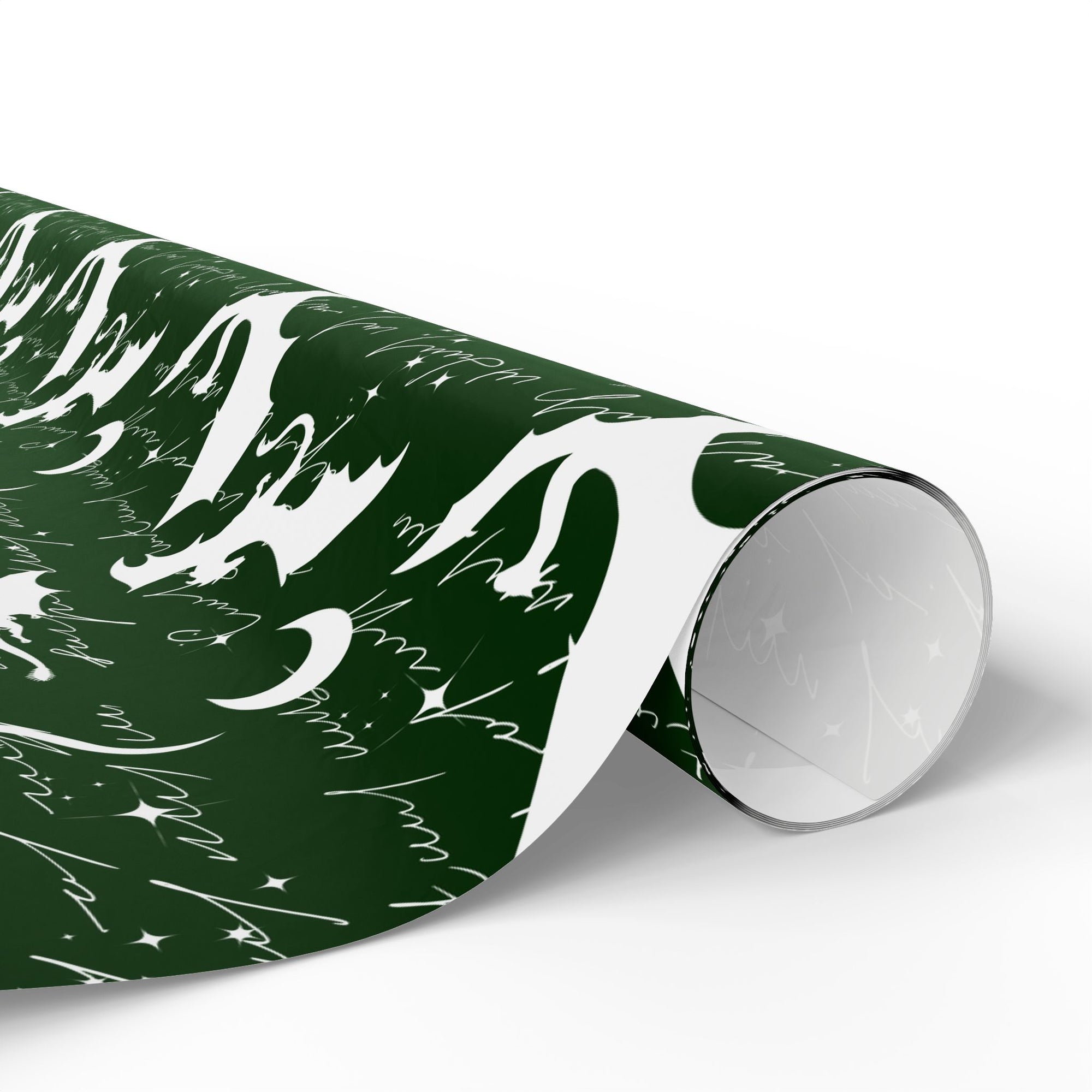 Fictional Dragons Green Wrapping Paper