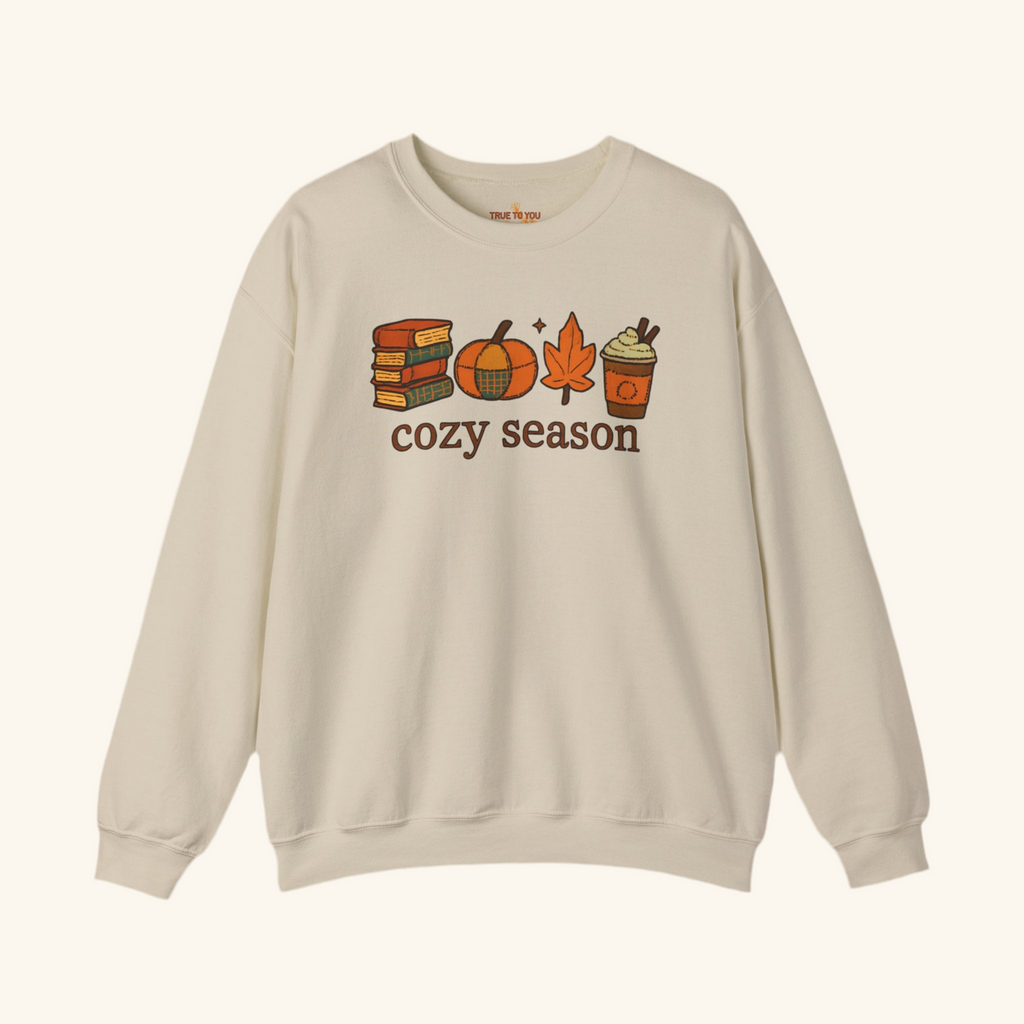 Cozy Season Crewneck Sweatshirt, Sand