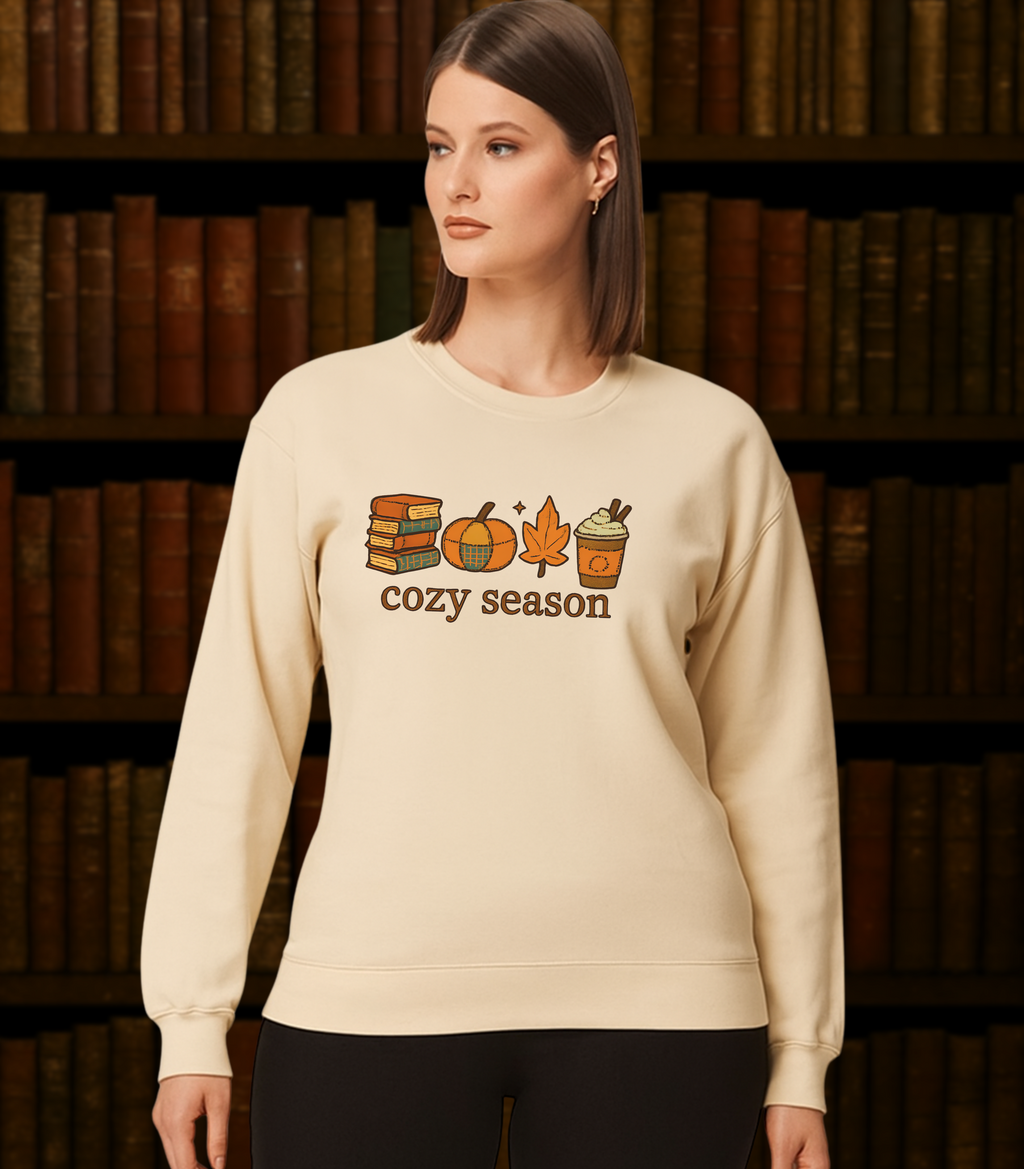 Cozy Season Crewneck Sweatshirt, Sand